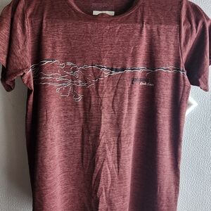 Patagonia Women's Maroon T-Shirt